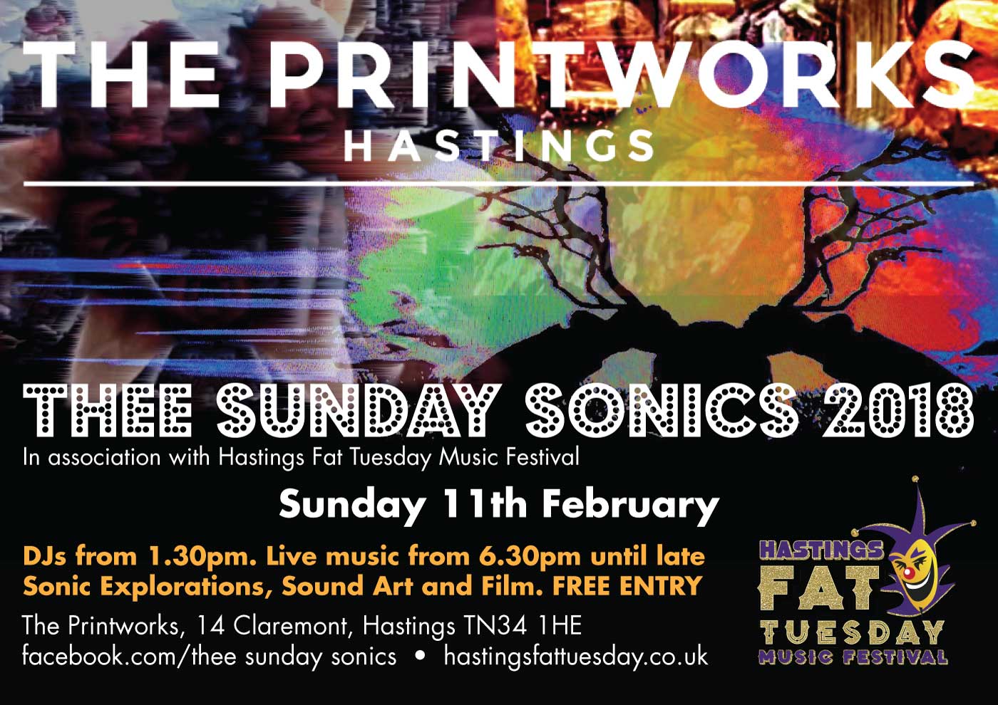 Poster design for Hastings Fat Tuesday event Poster design for Hastings Fat Tuesday event
